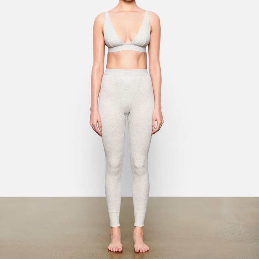 SKIMS Cotton Ribbed Leggings